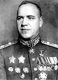 Marshal Georgi Zhukov Source: Wikipedia