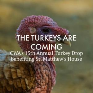 The Turkeys are Coming…15th Annual Turkey Donation!