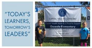 “Today’s learners, Tomorrow’s leaders.” Pleased to support Osceola Elementary and the next generation of bright minds.