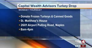 St. Matthews to Collect Turkeys and Canned Goods