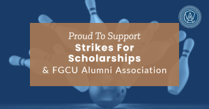 Proud to support Strikes for Scholarships & Florida Gulf Coast University Alumni Association. 
Privacy & Important Disclosures: https://hubs.li/Q01lZMr20
