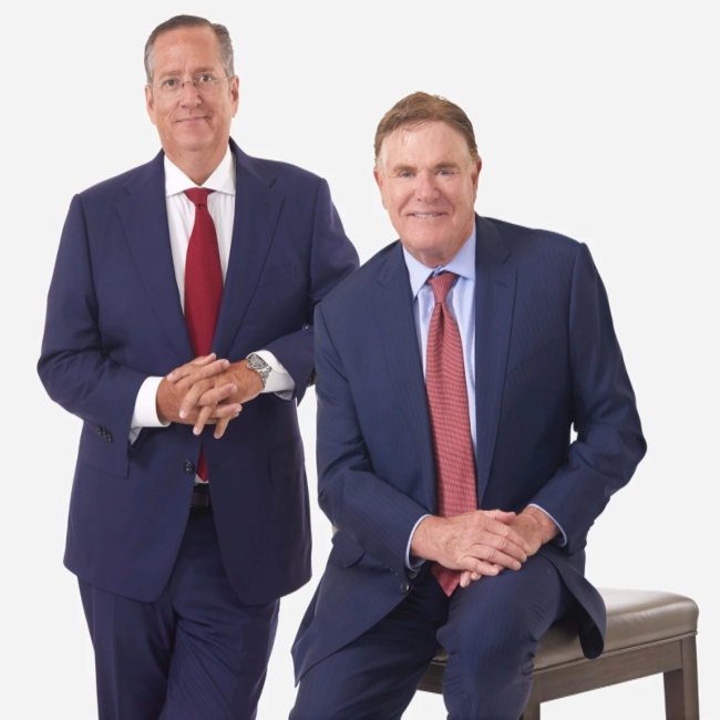 Joe Moglia and Lewis Johnson at Capital Wealth Advisors in Naples, FL